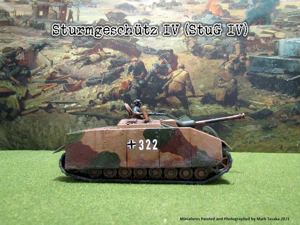 Sturmgeschütz IV (Armourfast), painted by Mark Tasaka 2020