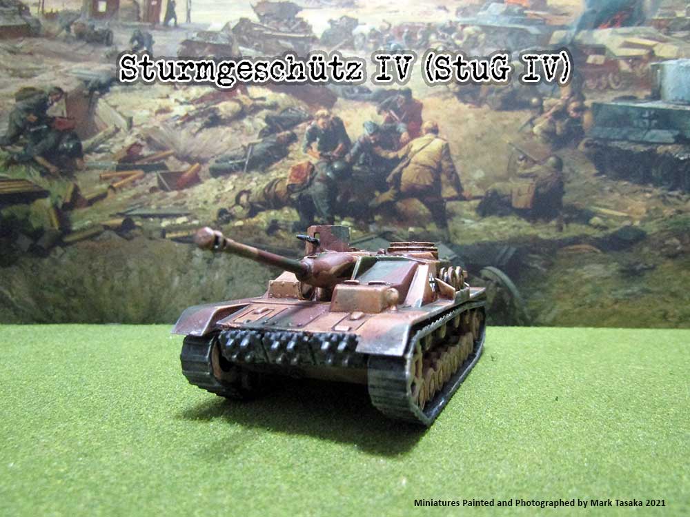 Sturmgeschütz IV (Armourfast), painted by Mark Tasaka 2020