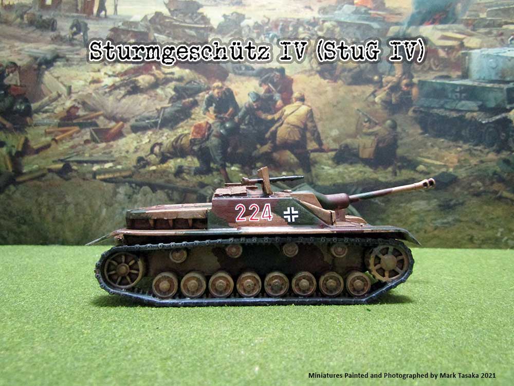 Sturmgeschütz IV (Armourfast), painted by Mark Tasaka 2020