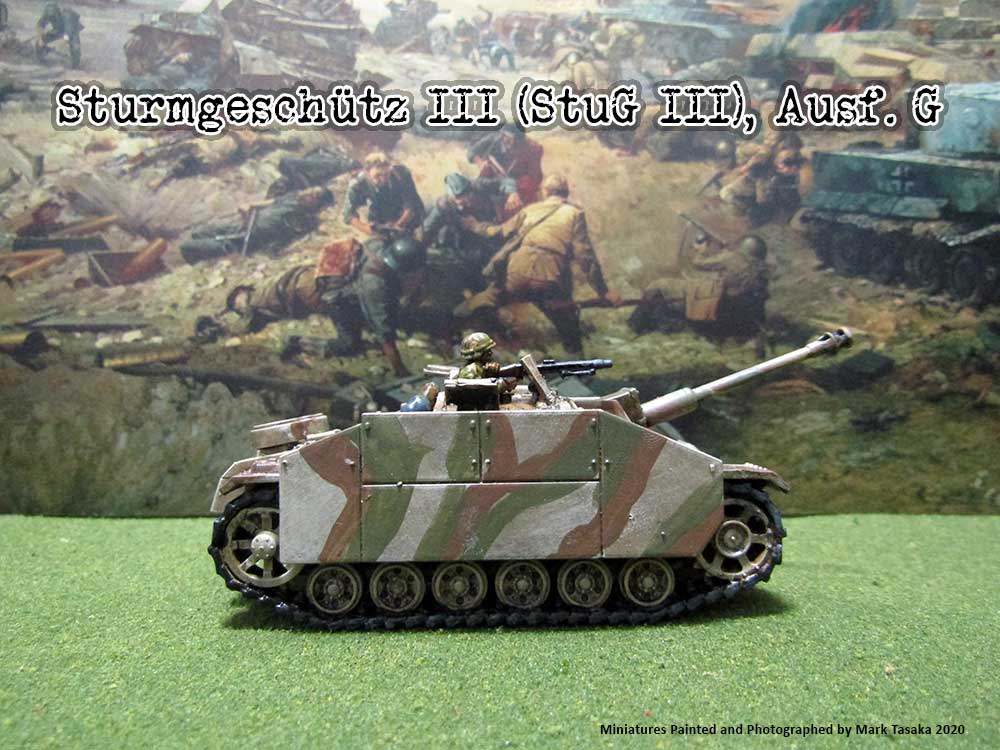 StuG III Assault Gun (Plastic Soldier Company), painted by Mark Tasaka 2020