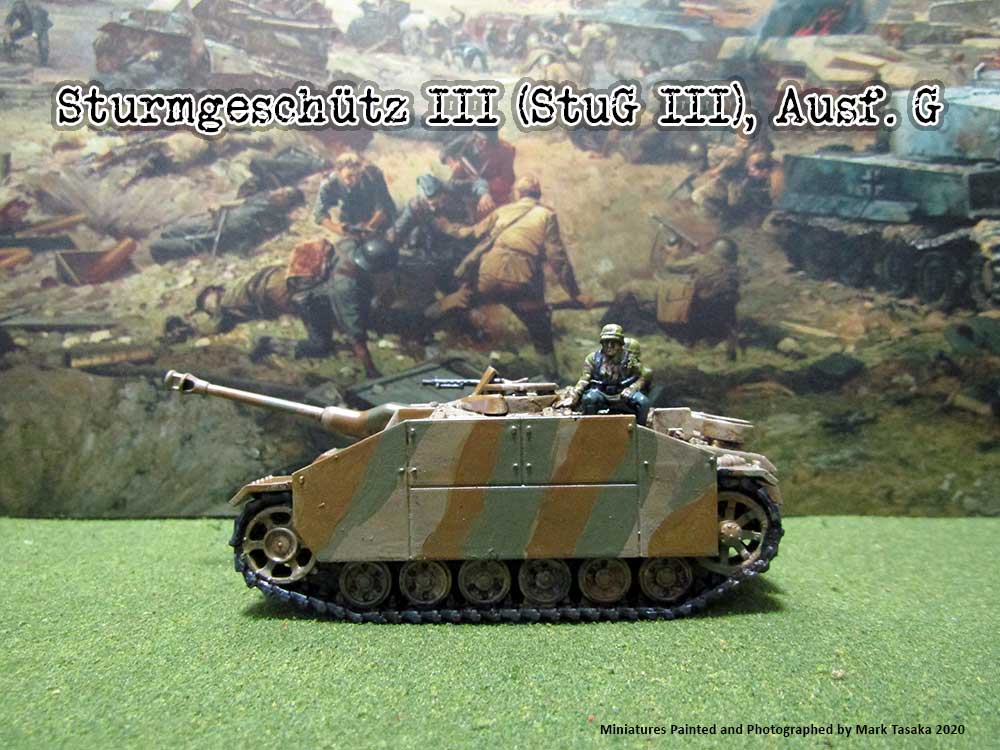 StuG III Assault Gun (Plastic Soldier Company), painted by Mark Tasaka 2020