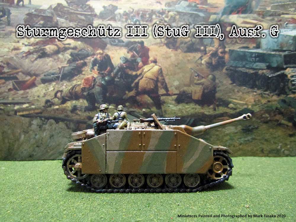 StuG III Assault Gun (Plastic Soldier Company), painted by Mark Tasaka 2020