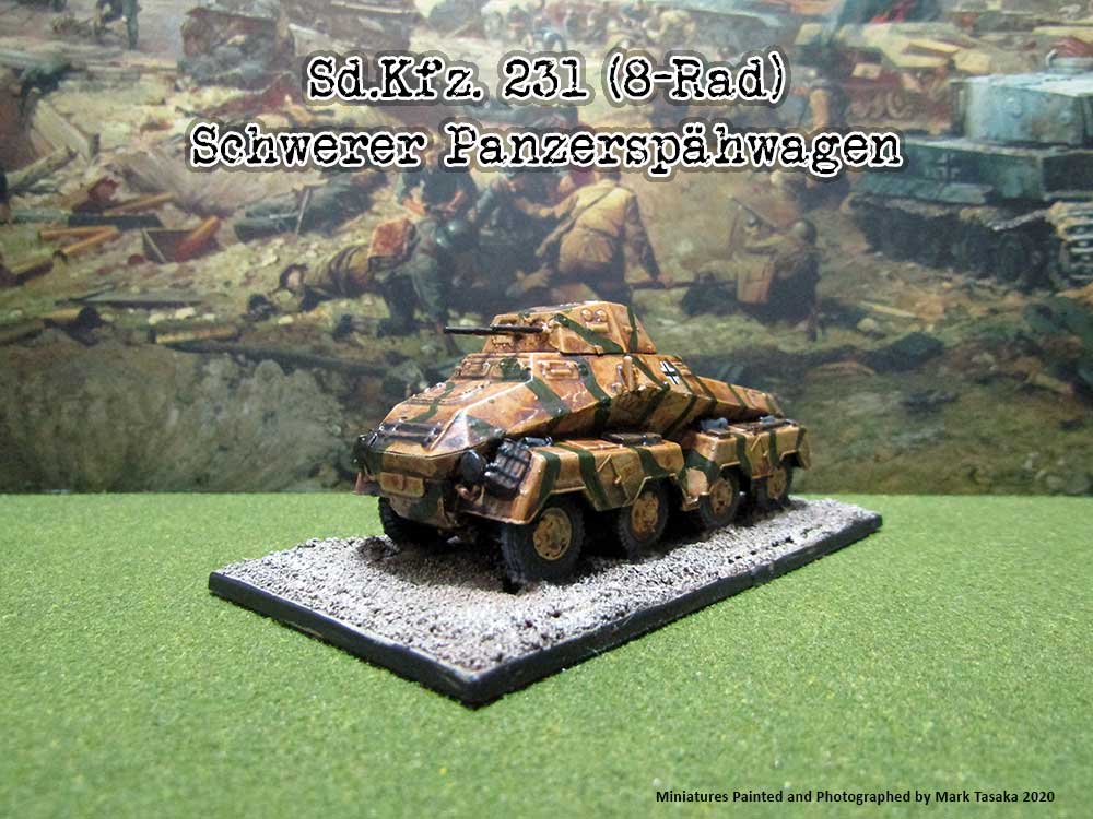 Sd.Kfz. 231 8-Rad (First to Fight), painted by Mark Tasaka 2020