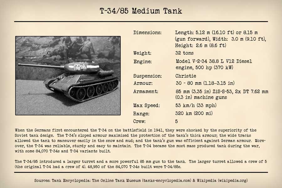 T-34/85 Medium Tank
