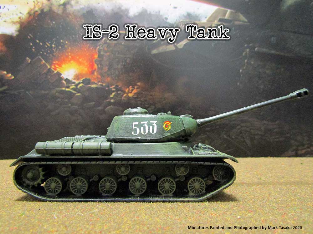 IS-2 heavy tank (Italeri & Pegasus Hobbies), painted by Mark Tasaka 2020
