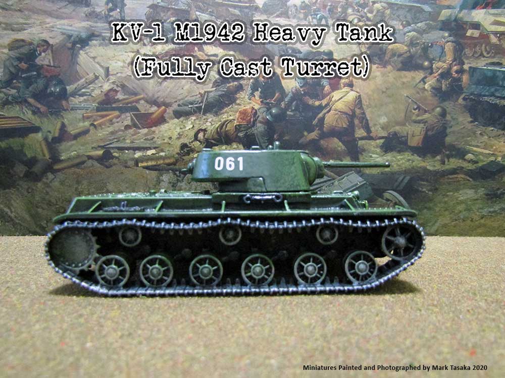 KV-1 Model 1942 Heavy Tank (Pegasus Hobbies), painted by Mark Tasaka 2020