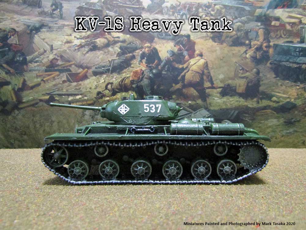 KV-1S Heavy Tank (Pegasus Hobbies), painted by Mark Tasaka 2020
