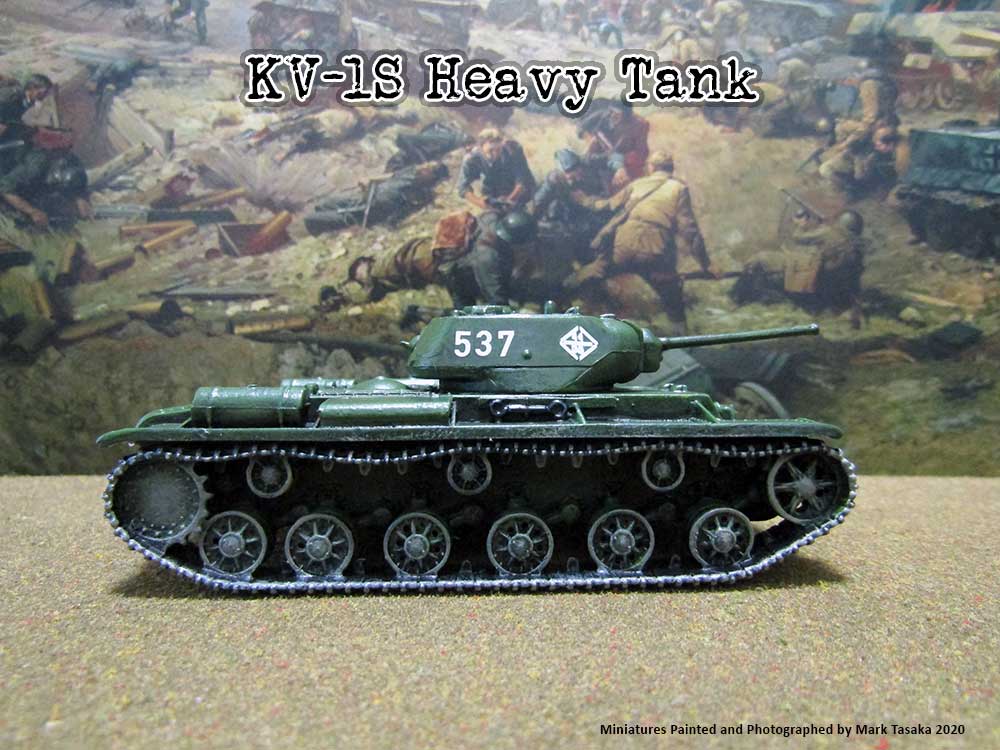 KV-1S Heavy Tank (Pegasus Hobbies), painted by Mark Tasaka 2020