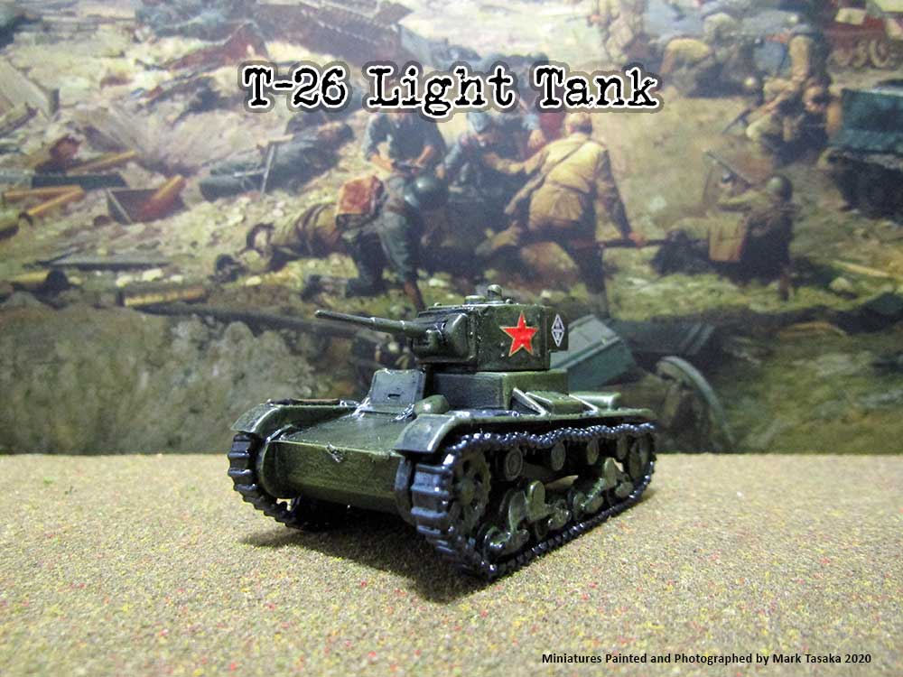 T-26 Light Tank (Pegasus Hobbies), painted by Mark Tasaka 2020