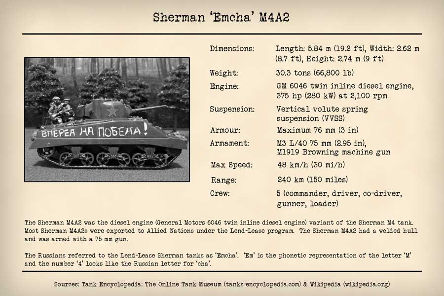 Lend-Lease Sherman 'Emcha' M4A2