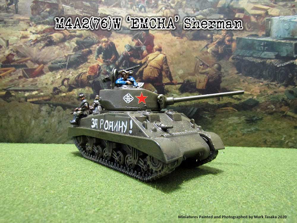 Lend-Lease Sherman 'Emcha' M4A2 (Italeri), painted by Mark Tasaka 2020