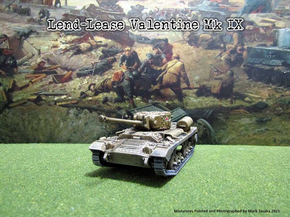 Valentine Infantry Tank (Plastic Soldier Company), painted by Mark Tasaka 2021