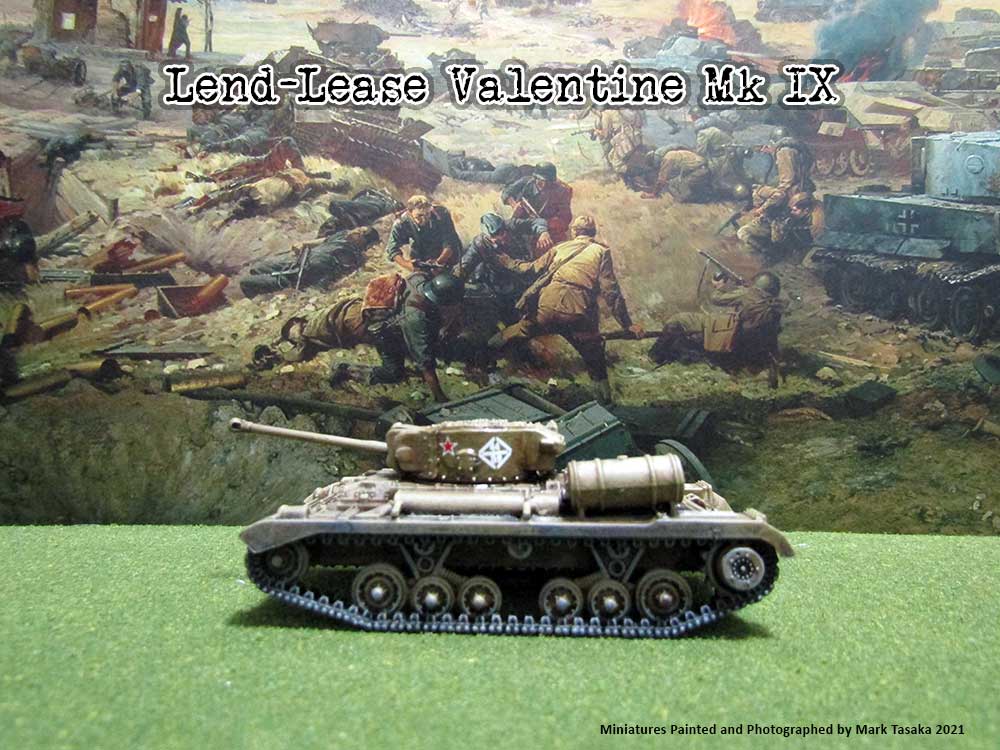 Valentine Infantry Tank (Plastic Soldier Company), painted by Mark Tasaka 2021